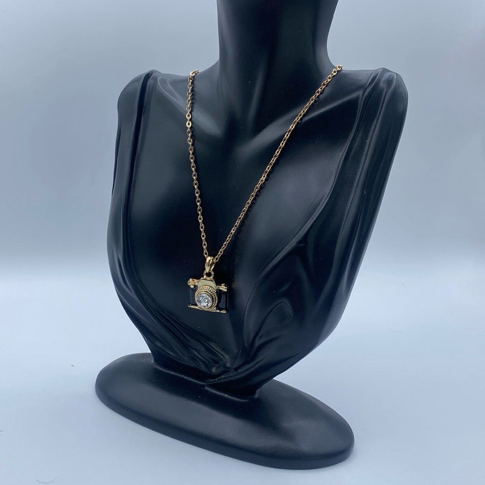 Camera Photo Charm Necklace